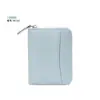 Bolsa de Cartão Sanfonada Grande Capacidade Anti-Roubo Bolsa para Passar Cartão Feminina com Zíper Bolsa de Cartão de Visita Bolsa de Cartão PU Porta-Cartão de Crédito