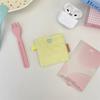58303 Bolsa para Cosméticos con Capucha para Auriculares Suaves de Estudiante, Bolsa Pequeña Portátil, Bolsa Organizadora para Auriculares Bluetooth de Manzana para Niñas