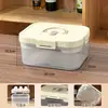 Caja de Almacenamiento Transparente para Juego de Té de Sala de Estar con Tapa, Estante de Almacenamiento de Bandeja de Té con Drenaje Compartimentado, Caja de Almacenamiento a Prueba de Polvo para Tetera de Kung Fu