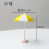 Mini Sombrilla de Sol, Bote de Pedales, Ancla, Silla de Playa, Paisaje de Playa, Decoración DIY de Micro Paisaje de Musgo