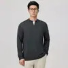 Roupa de Treino de Tiro para Pista e Campo Camiseta Esportiva de Manga Longa Transfronteiriça Personalizada para Treinador de Fitness Top Esportivo com Meio Zíper