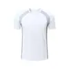 Versão leve 8089 secagem rápida respirável esportivo lazer manga curta traje de tiro fitness corrida treino americano solto marca de tendência T