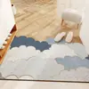 Alfombra de Piso Anillo de Seda Moderna Simple Resistente a la Suciedad para Puerta Raspa-Lodo de Entrada Antideslizante Felpudo Cortable Alfombra de Piso para Entrada