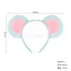 Ventas Directas de Fábrica Diademas de Animales para Halloween Orejas de Ratón para Niños Set de Disfraz Lindo para Actuación Set de Cabeza de Ardilla Gris