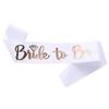 En Stock Banda para el Hombro de Fiesta para la Novia Diamante Nupcial Baile Blanco Oro Rosa Negro Banda para el Hombro Velo Diadema