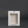 Atacado de Fábrica Caixas Pequenas de Papelão Branco Feitas Sob Medida com Abertura em Janela de PVC, Caixas Brancas Pequenas com Personalização Universal e Impressão de Logo