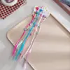 Trenzas de Peluca Kuromi para Niños, Ligas Trenzadas para el Cabello de Niñas, Diademas con Moño, Trenzas de Boxeadora para Niñas, Cuerdas para el Cabello, Accesorios para el Cabello
