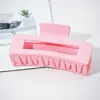Pinza Grande Cuadrada para el Cabello Transfronteriza con Acabado de Pintura de Goma, Pinza de Garra de Gama Alta y Exquisita para Mujeres, Más Vendido en Amazon
