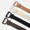 Nuevo Cinturón de Mujer con Hebilla Estilo Coreano Moda Estilo Ins Tendencia Simple Versátil Decorativo Negro Cinturón de Celebridad de Internet para Mujer