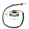 Sensor de Caudalímetro de Agua de Acero Inoxidable 304 de 4 Puntos y 2 Pulgadas Dj-Hsta, Resistente a la Temperatura hasta 80 Grados, Eje de Cerámica, Reducción de Ácidos Débiles y Contaminación
