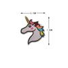 Insignia Clásica de Unicornio Etiquetado Parche para Ropa Calcomanía Accesorios de Vestir Parche Adhesivo Pegatina de Tela para Planchar