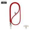 Cordón elegante de 6 mm con hebilla doble para teléfono móvil, para muñeca, corto, funda para teléfono móvil, cordón tejido, cordón para cámara/llaves, antipérdida