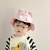 Chapéu de Pescador de Bebê Fofo e Super Adorável Estilo Ins, Chapéu Balde para Criança Pequena com Proteção Solar para Primavera e Verão, Chapéu de Sol Fino para Bebê para Viagem no Outono