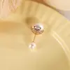Aperto na cintura pin aperto na cintura artefato broche de pérola artificial strass fivela anti-exposição pino reto pino curvo pino atacado