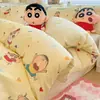Conjunto Autêntico Licenciado Crayon Shin-Chan de Algodão Puro Quatro Peças - Nova Coleção Primavera/Verão 2026