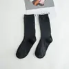 Calcetines para Mujer Primavera y Verano Nuevos Medias Largas Color Puro Moda Estilo Ins Medias Largas Calcetines Venta al por Mayor