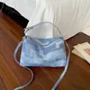Bolsa Saco Texturizada Nova Primavera 2026, Fashion e Tendência, Bolsa de Mão Casual Única, Bolsa de Ombro e Transversal Feminina
