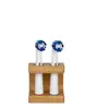 Estante de Almacenamiento de Madera Maciza para Cepillos de Dientes Transfronterizo Estante de Exhibición de Cepillos de Dientes Eléctricos para Baño Estante de Almacenamiento de Madera con Agujeros para Cepillos de Dientes para Baño