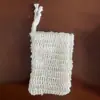 Directamente del fabricante: Bolsa de Malla de Algodón y Lino Natural para Jabón, Bolsa Exfoliante de Baño de Ramio y Yute, Red Espumadora con Bolsa de Cordón para Colgar