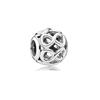 Pandora Cobre Blanco Plateado Cuentas Serie Gota de Agua Zirconia Calada Trébol de Cuatro Hojas Olas Cuentas Accesorios DIY