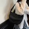 Bolso de Lona Tipo Dumpling Nuevo Verano 2026, Diseño de Nicho con Acabado de Alta Gama, Moderno y Versátil para el Trabajo y el Exterior, Estilo Bandolera