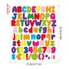 12 pegatinas diferentes de letras y números, individualmente de 1 pulgada, altamente personalizables para decoración DIY de cuadernos y diarios