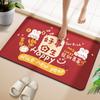 Alfombrilla Absorbente de Barro de Diatomeas Antideslizante Suave Felpudo para Puerta de Baño Inodoro Alfombra de Goma para Baño del Hogar
