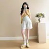 Moderna Nueva Camisa Babydoll de Estilo Delgado de Verano Que Cubre el Vientre Sin Revelar el Embarazo, Ropa Exterior Versátil para Mujeres Embarazadas Menudas