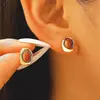 Pendientes Elegantes de Gama Alta Maillard Europeos y Americanos Transfronterizos Elegantes Pendientes Antiguos Chinos Pendientes de Nicho Retro Estilo Coreano Simple
