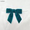Lazo de terciopelo hecho a mano de 2.5 cm para regalo, decoración de regalo de Navidad, cinturón flocado, cinta para hornear pastel DIY