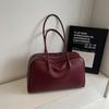 Bolsa tipo pasta vintage estilo faculdade feminina inverno 2024 nova chegada bolsa coreana moderna bolsa de axila grande capacidade bolsa geral