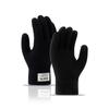 Guantes de Invierno Cálidos para Estudiantes Estilo K Simple para Hombres y Mujeres Cepillados Engrosados para Ciclismo de Cinco Dedos Pantalla Táctil Guantes de Algodón a Prueba de Frío