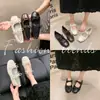 Zapatos Mary Jane Cuadrados de Verano y Otoño Estilo Hada con Lazo Zapatos de Ballet Elegantes para Mujer 2025