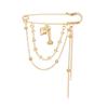 Broche Transfronterizo Europeo y Americano Joyería Elemento de Corazón Luna Oso Flor Pin de Accesorios para Ropa Funcional Simple