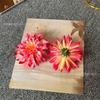 Flor Artificial Hoja de Pino Cabeza de Crisantemo Flor Falsa DIY Pasador Hecho a Mano Tocado Ropa Falda de Baile Flor Paraguas Decoración Accesorios de Fotografía