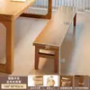 Mesa y Sillas de Comedor Estilo Medieval, Mesa Grande de Tablero de Madera Maciza, Mesa de Comedor Rectangular para Sala de Estar, Uso Doméstico, Mesa para Apartamento Pequeño, Escritorio de Trabajo