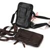 Riñonera de Cuero Genuino Estilo Nuevo para Teléfono Móvil, Bolso Pequeño Cruzado de Hombro para Exteriores, Portapasaportes y Documentos Portátil, Moda al por Mayor