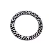 19x19mm 0.9g Plata Antigua Material para Manualidades DIY Fabricante Venta al por Mayor Conector de Anillo Redondo Punteado