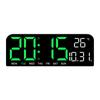 Nuevo Reloj Despertador de Pantalla Grande, Reloj de Escritorio LED Simple, Reloj Creativo, Reloj de Escritorio de Tamaño Grande, Se Puede Colgar 0707