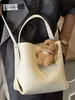Bolso de Mano de Alto Valor Estético, Bolso Cubo de Gran Capacidad para Mujer, Bolso de Hombro Nuevo y de Moda Invierno 2025, Bolso Cruzado Elegante