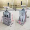 80 ranura de cola de milano varilla roscada bloque deslizante corredera columna placa de soporte de banco de trabajo vertical tipo T tipo L riel de cola de milano elevador