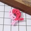 Anel de cabelo sem costura para atacado cor alta elasticidade corda de cabeça amarrar rabo de cavalo alto anel de toalha não é elástico de cabelo