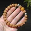 Autêntico Pulseira de Bodhi Vajra Pequeno de Círculo Único para Homens e Mulheres, Contas de Oração Budistas, Joia Macia para Envolver os Dedos, Presente para Casal, Atacado