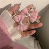 Moño de Serpentina Clip Pequeño de Agarre Primavera y Verano Nueva Horquilla Accesorios para el Cabello Estilo Coreano Tocado Clip de Perlas para la Parte Posterior de la Cabeza de Niña