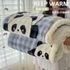 Edredom Espesso com Forro de Lã Nanji Ren Edredom de Inverno Capa de Edredom de Lã de Cordeiro Edredom de Veludo Dupla Face Núcleo de Edredom Edredom de Pelúcia de Pelo de Coelho para Sesta