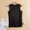 Colete de Malha de Seda Gelada para Homens, Estilo Verão Fino, Secagem Rápida, Respirável, Alça Larga, Roupa Externa, Esportes, Estudante, Vazado, Fitness, Secagem Rápida