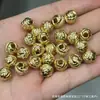 Acessórios de Latão Dourado Estilo Xizang Sementes de Paixão Coroa Piloto Argola de Pressão Joias de Contas Budistas DIY