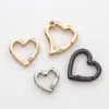Aleación de Zinc Anillo de Resorte en Forma de Corazón Juguete Hebilla Colgante Accesorios para Joyería Equipaje Hebilla Metálica Abierta en Forma de Corazón Hebilla Especial en Forma de Corazón