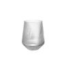 Venta al por mayor En stock Vaso de cerveza de vidrio con rayas simples de corte frío Vaso de vidrio Vaso para cerveza artesanal Vaso para bebidas Vaso para jugo con impresión de logotipo