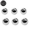 F136 Aleación de Titanio Rosca Interna Accesorios de Bola Material G23 Joyería para Perforaciones Venta al por Mayor Transfronteriza Amazon